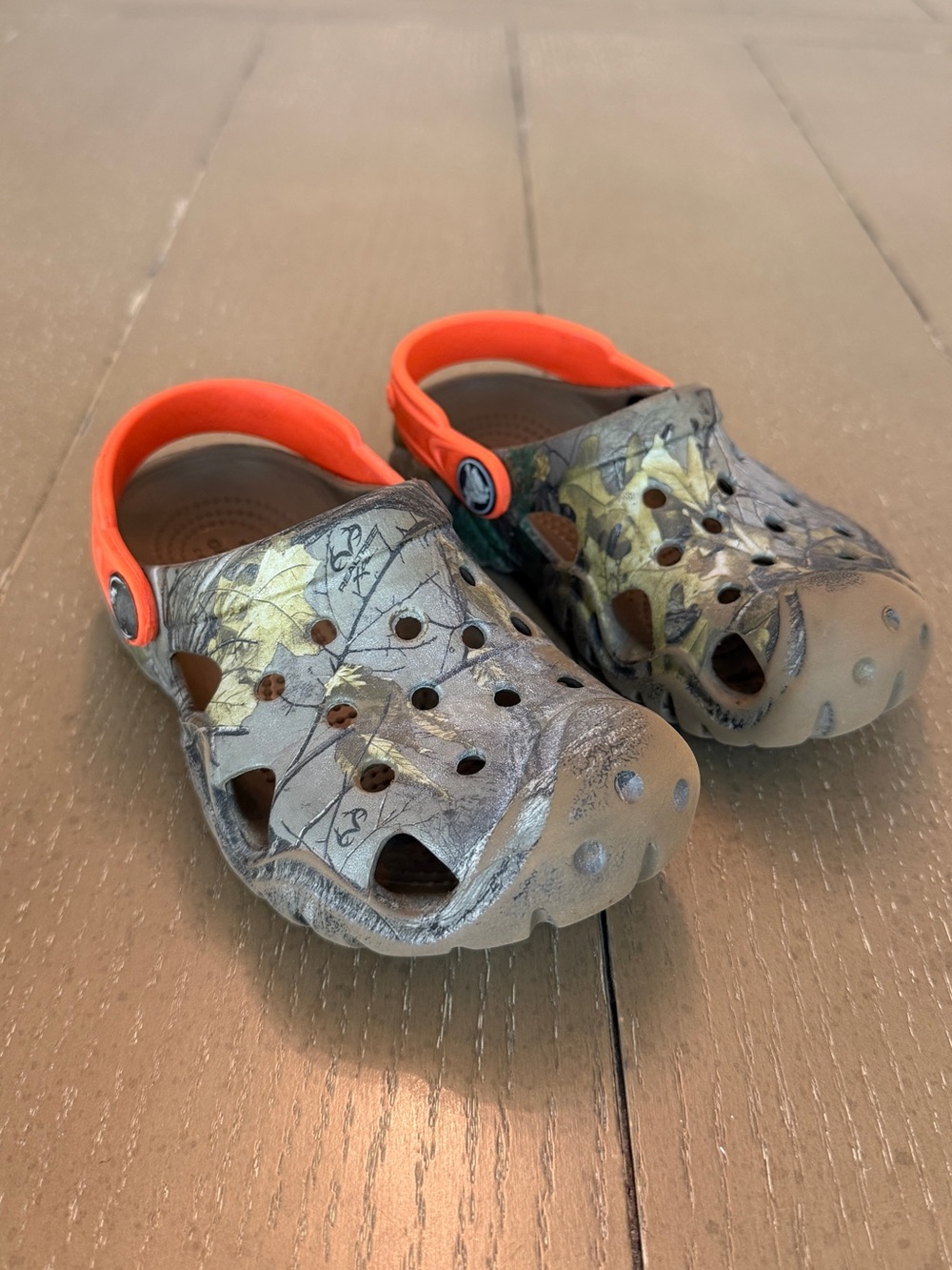 Crocs Toddler Boys’ Realtree Edge Camouflage Green All Terrain Clog • Size 9C